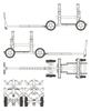 Jimi Model 1/48 U.S. Weapon Loading Cart ZM80160 (Military)