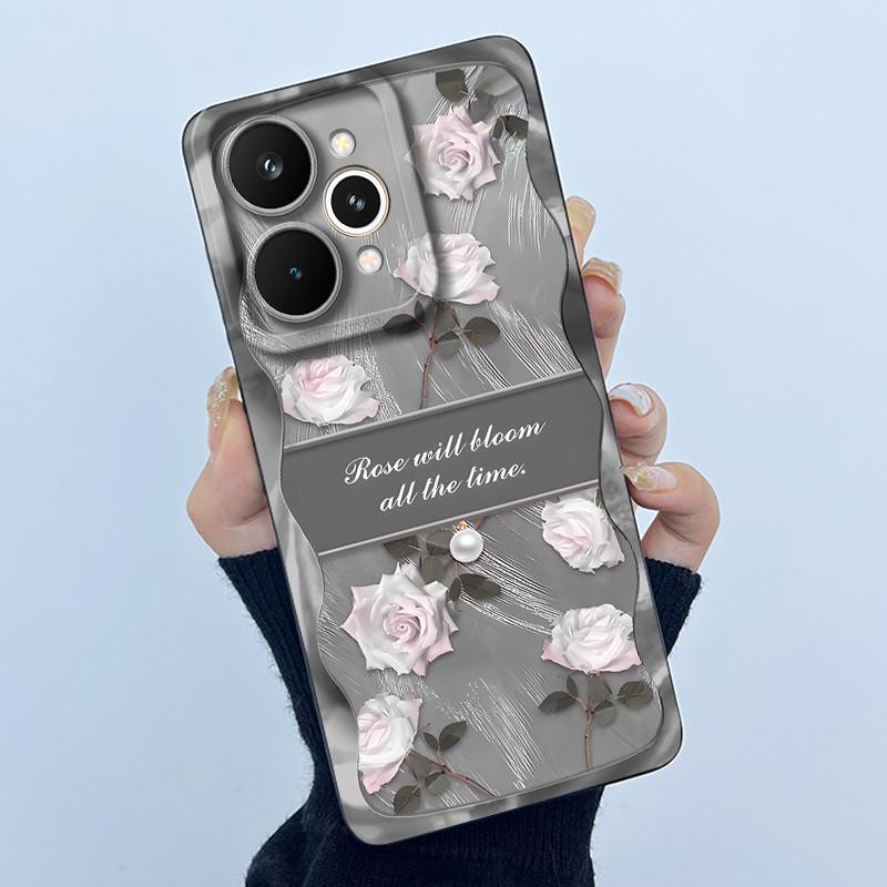 Fundas For Realme 15 Pro 5G Fashion Simplicity Flower Phone Case Shockproof Protection Soft Cover For Realme 15 15Pro 5G Coques