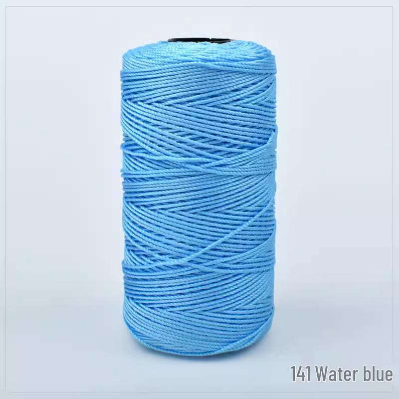 Chunky Wool & Ice Silk 3-Ply Yarn for DIY Crochet: Hand-Knitted Bag, Summer Hat, Shoes, and Seat Cushion