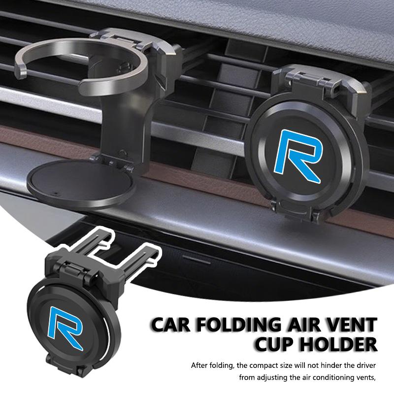 Car Air Outlet Folding Drink Coffee Cup Storage Holder Accessories For Volvo V50 S60 XC60 S40 XC40 XC90 V70 XC70 C30 V40 V60