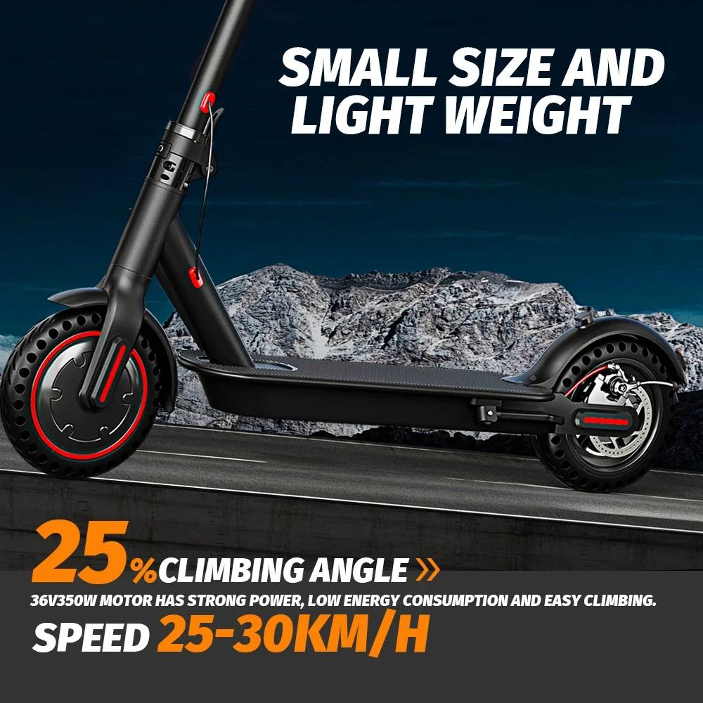 E-Scooter FREEBOY New J-03 Adult Electric Scooter 350W Foldable Escooter 36V10.4AH Battery Electric Skateboard 8.5 Inch Tire.