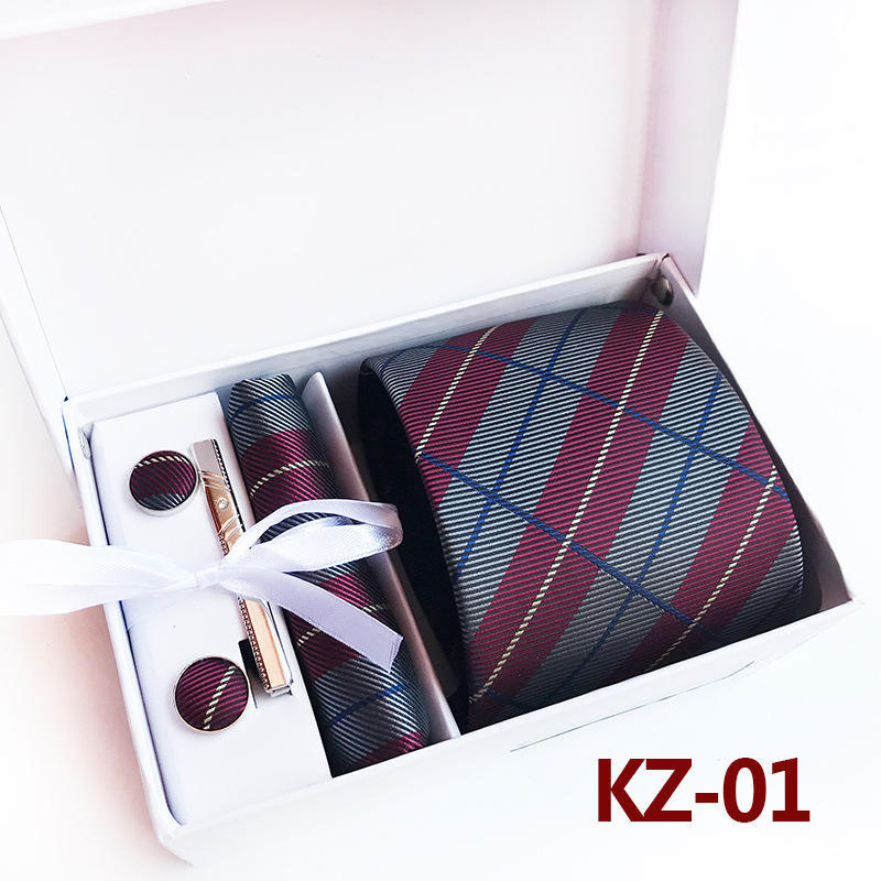 Caja de Regalo de 6 Piezas Corbata Atmósfera Moderna Regalo Corbata Pajarita Clip