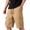 Men's Casual Cargo Shorts, Straight Leg Multi-Pocket, Athletic Shorts for Summer