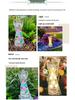 Solar-Powered Angel Lawn Ornaments - Outdoor Resin Garden Decorations