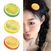3lots Fruit Styles Hair Barrettes Fashionable Antiskid Hairpin Trendy Hair Clip Lemon Themed Hair Accessories