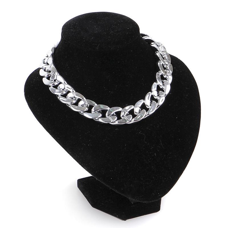 Pet Dog Cat Gold Necklace Collar Gold P Chain Dress Up Decoration Gift For Dogs Fighting Dog Accessories Jewelry Photo Props