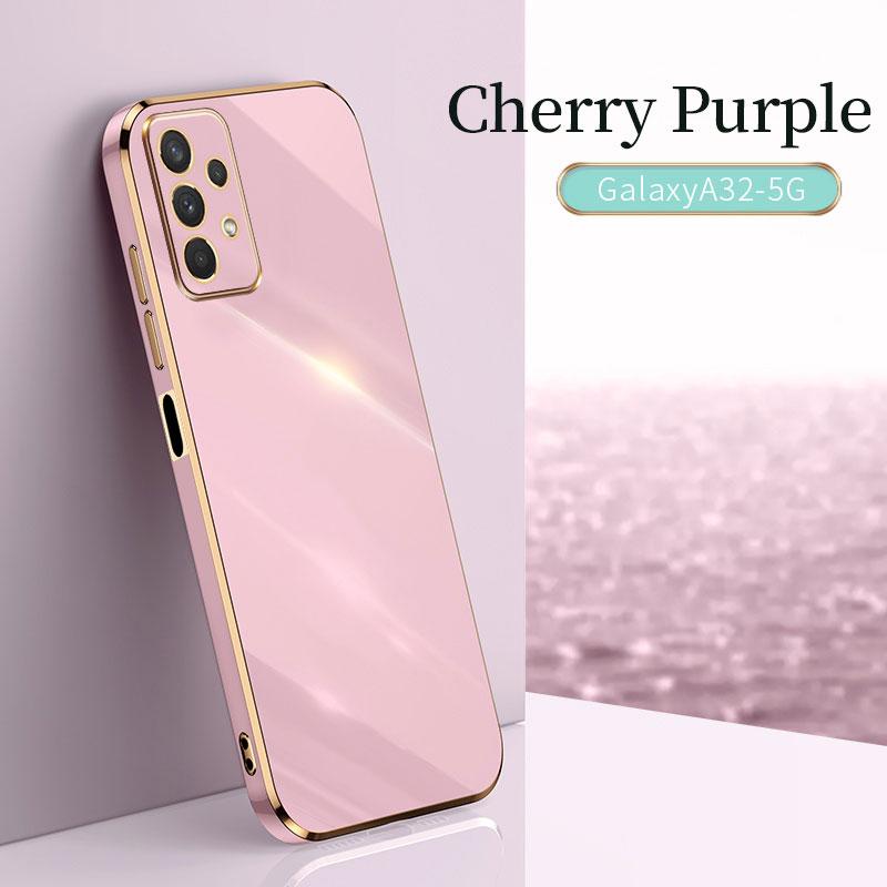 For Samsung A32 5G Case Protective Electroplating Shockproof Galaxy A72 A54 A53 M51 A33 A13 M53 5G Case Cover Silicone TPU Soft