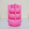 Silicone Vase Molds,Circles Epoxy Resin Casting Molds for DIY Crafts Vase,Home Decors Dry Flowers Holder Bottle Mold
