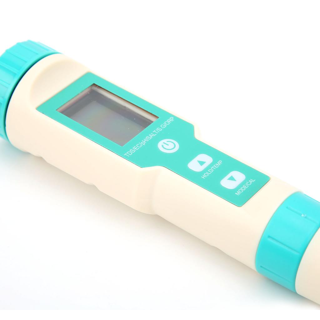 C600 7 In 1 Water Quality Test Pen PH TDS TEMP EC Salinity SG ORP Meter for Aquarium