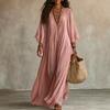 Bohemian Lace Patchwork Chiffon Dress - Western Style Hot Item