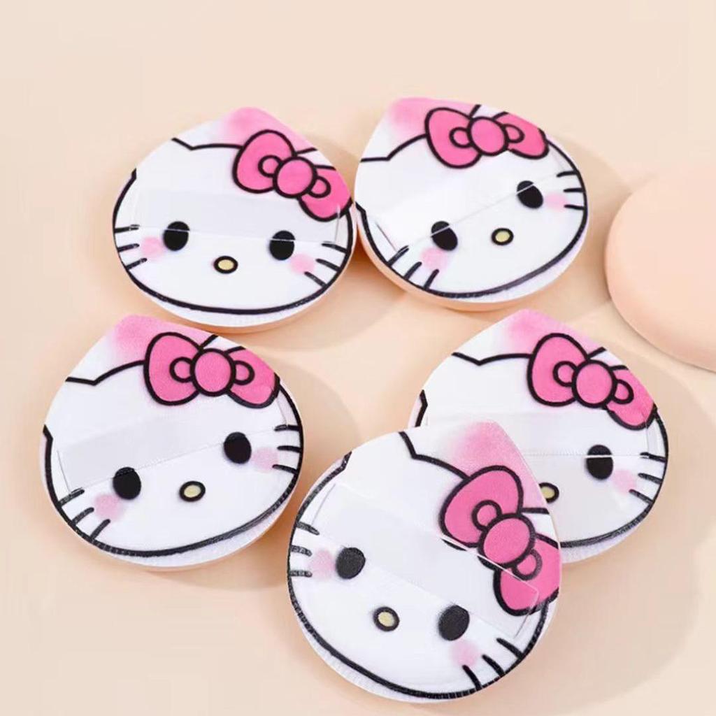 Hello Kitty Muster Marshmallow Weicher Puderquaste