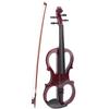 Electronic Violin Set 44 Electric Adjustable Kit with Tuner Bow String Box AU?03