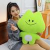 Cartoon Frog Plushie With Short Pile Material For Birthday Gift