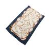 Daks Navy Chain Pearl Point Silk Scarf Dcsc3e011