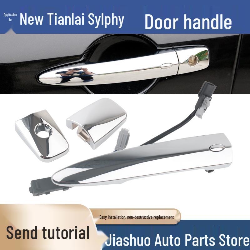 Compatible with 08-12 New Teana and New Sylphy Car Door External Pull Handle for Front and Rear Doors.