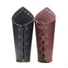 2 Pack Faux Leather Arm Guards Medieval Knight Bracers Leather Gauntlet Wrist XUF