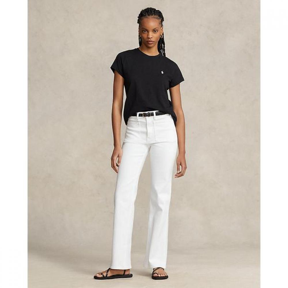Polo Ralph Lauren Women Cotton Jersey Crewneck Tee  Wmpoknincu20694001 