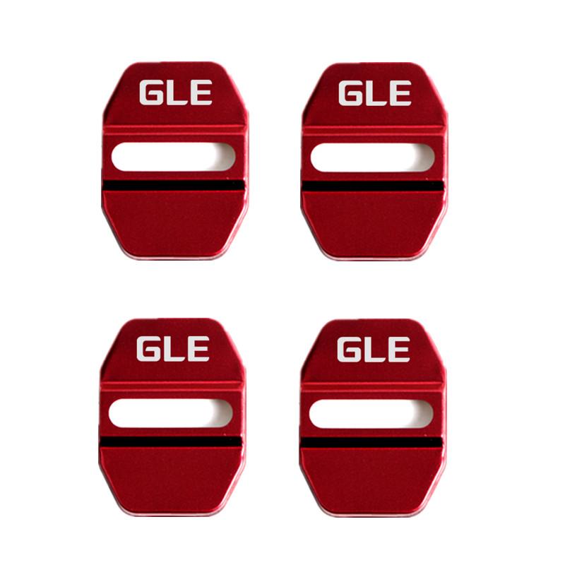 4pcs For GLE MB AMG W203 W204 Mercedes Benz E300 GLC W168 W169 W176 W177 W205 W212 W213 Car Buckle Door Lock Cover styling AZ1