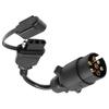 7 Pin to 4 Pin Trailer Adapter for European to US Vehicles: Tow Hitch Light Converter Plug