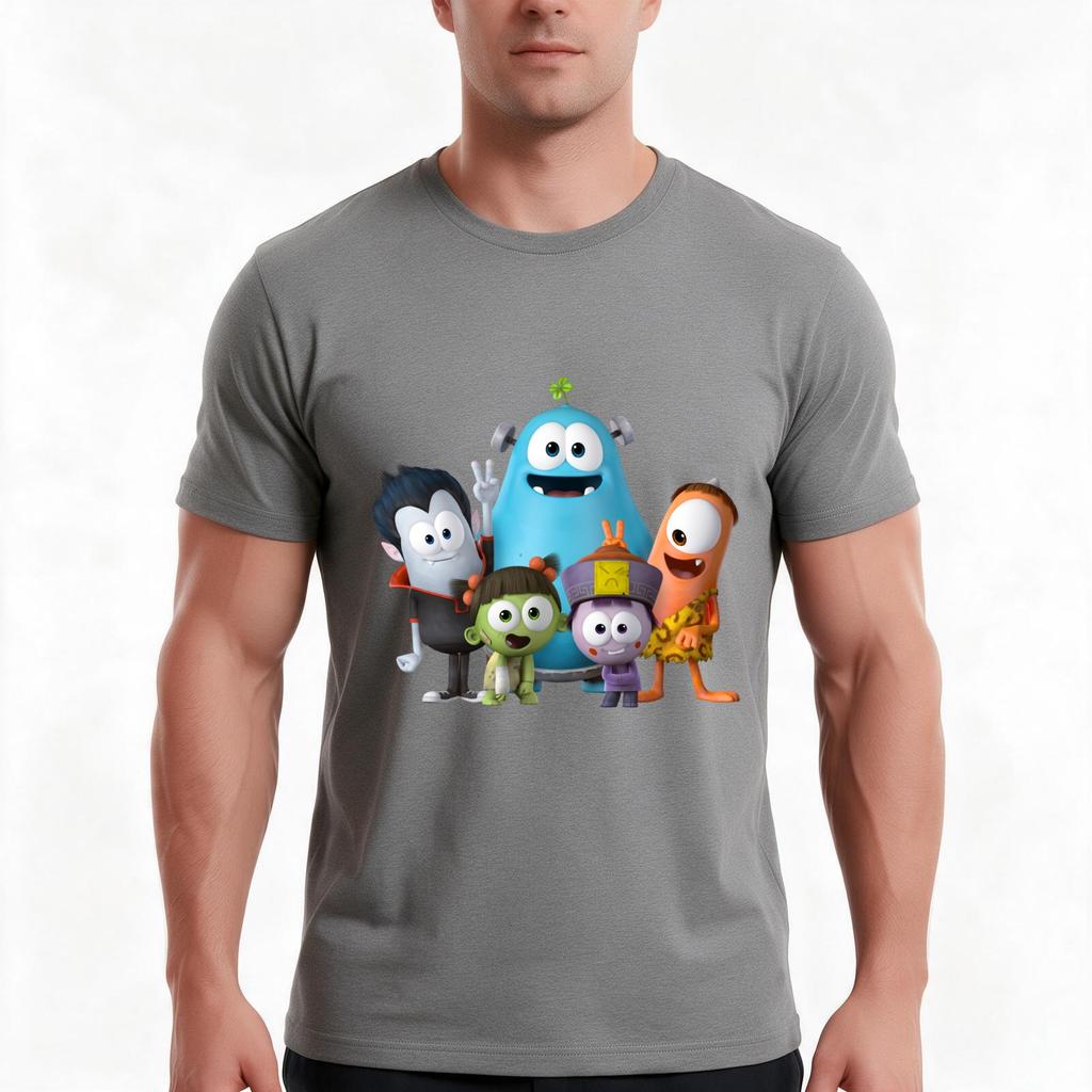 Spookiz TShirt Summer Casual Cotton Tee Oversized Streetwear Tops Vintage Graphic Print Loose Fit Short Sleeve  Cotton