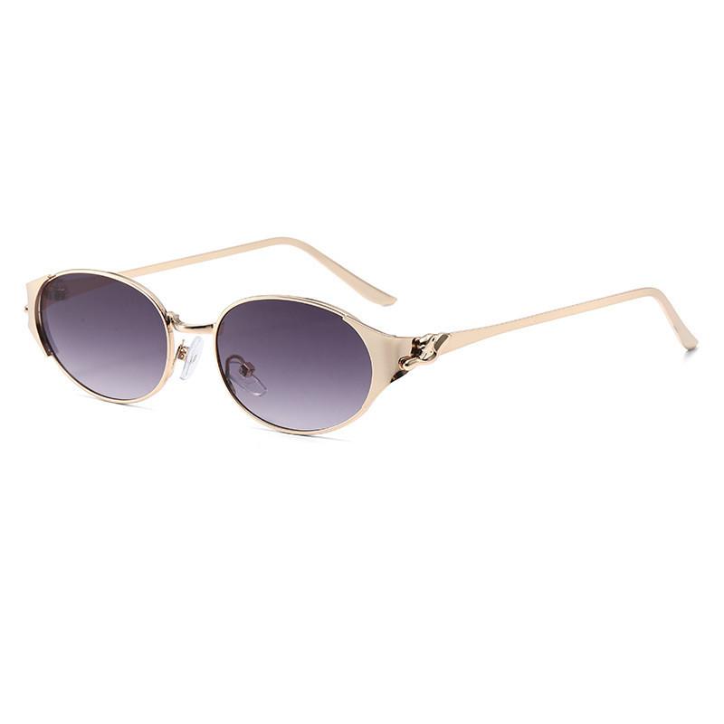 Oval Full Frame Sunglasses With Uv400 Protection For Outdoor Sports And Fashion Style