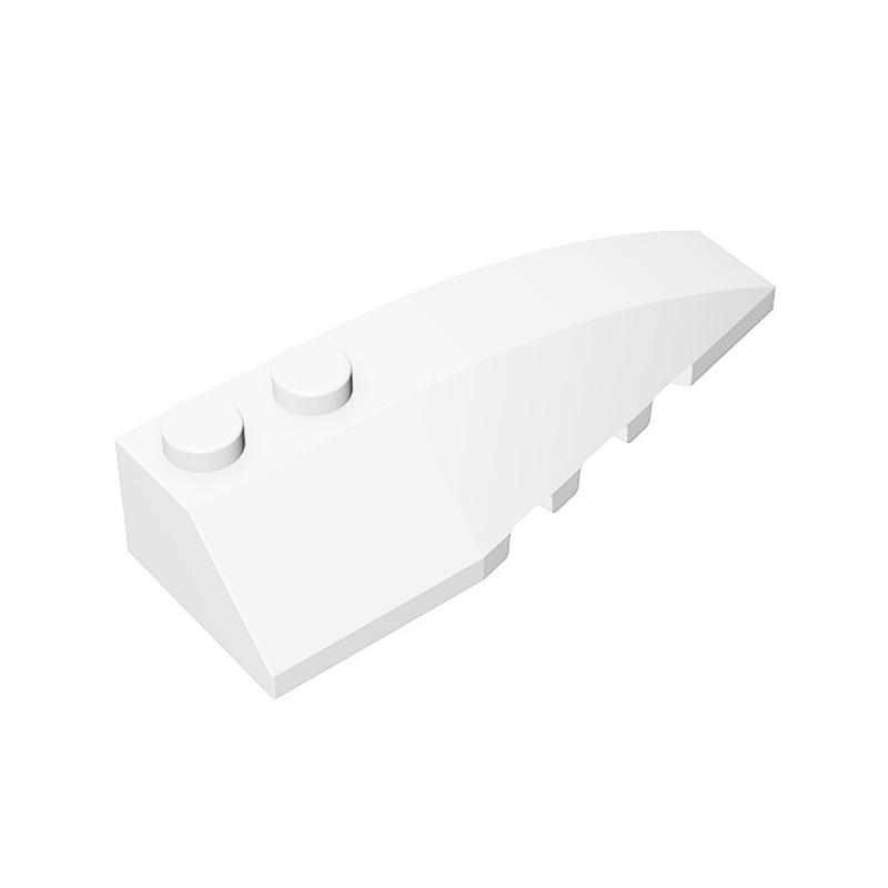 

MOC 10PCS 41747 Wedge 6x2 Right Corner Plate Board Brick Classical Adaptive Building Block Toys Adults Boys Special Day Gifts