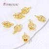 Connectors For Jewerly 18K Gold Plated Brass Connectors For Bracelets Accessories DIY Jewelry Making Supplies,Earrings Findings