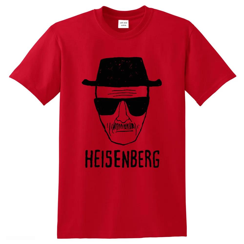 Tricou cool pentru bărbați Haine Breaking Bad Calitate superioară 100% bumbac larg Tricou imprimat Heisenberg casual pentru bărbați