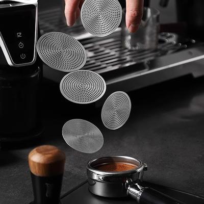 Practical 51/58.5mm Coffee Strainer Double Mesh Coffee Filter for Rich Aroma and Taste In Home Kitchens or Cafes