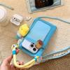 Fresh and Sweet Mobile Phone Bag Girls Summer Outdoor Travel All-match Shoulder Bag Messenger Mesh Portable Storage Bag