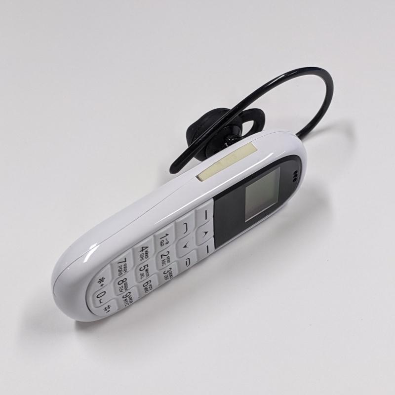 Novo KK1 Super Mini Celular 0.66 polegadas OLED Fone de Ouvido Bluetooth Modificador de Voz Discador Gravação Automática de Chamadas Portátil Barato Desbloqueado Celular