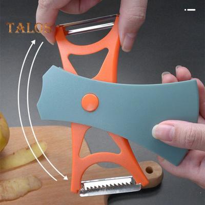 Fruit Peeler 2-in-1 Multifunctional Kitchen Grater for Fruits Vegetables Double Head Vegetable Potato Peeler Efficient Tools for Kitchen