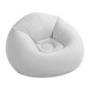 Aufblasbarer Stuhl Einzelsofa PVC Beflockung Aufblasbare Lounge Couch für Wohnzimmer Schlafzimmer Outdoor Reise