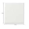 Panasonic Cosmo Series Wide 21 Cover Plate for 2 Series with Mounting Frame White WT8092W