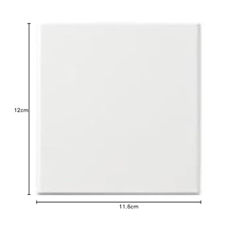 Panasonic Cosmo Series Wide 21 Cover Plate for 2 Series with Mounting Frame White WT8092W