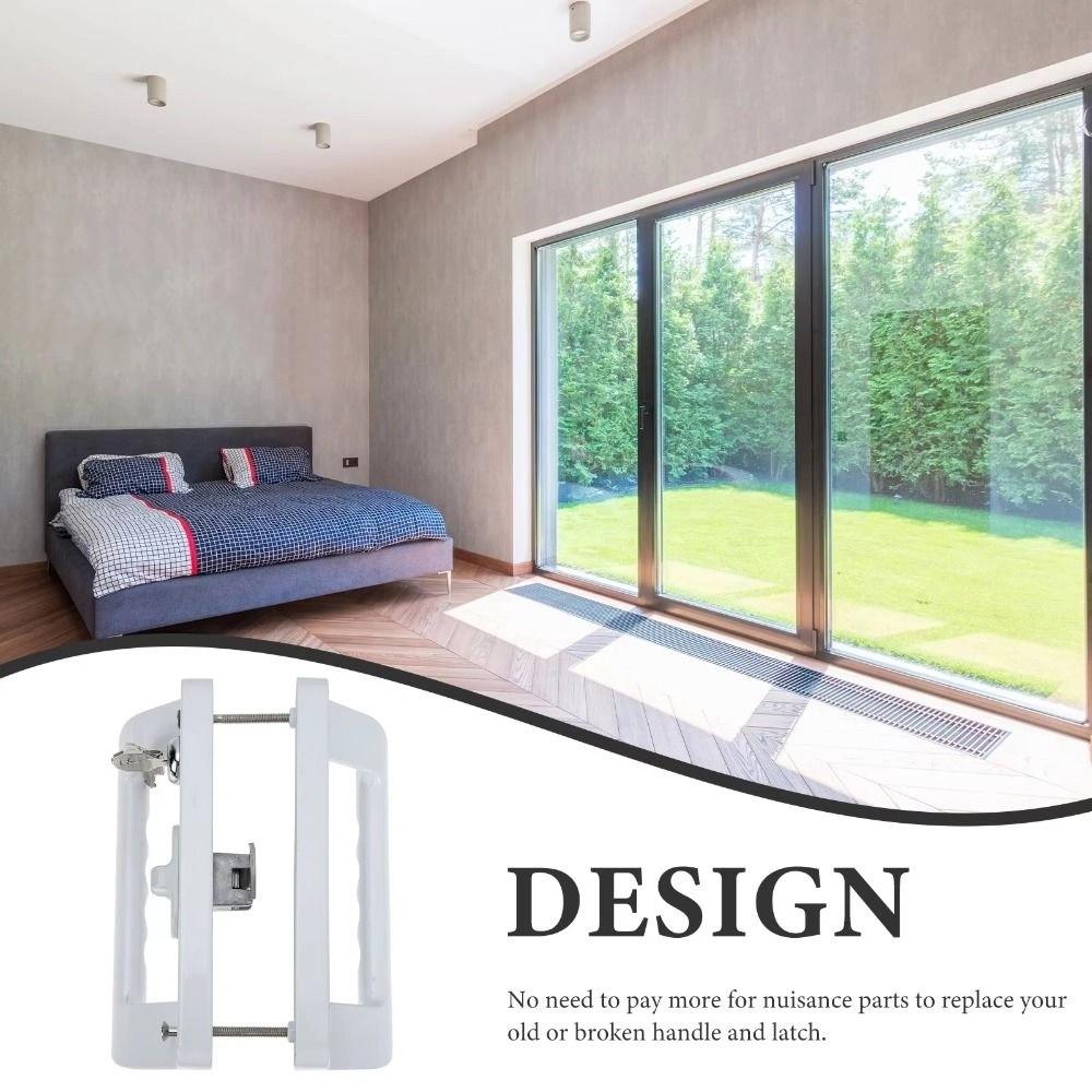 with Handle Sliding Door Lock with Key Flush Lock Kit High Quality Anti-theft Door Lock Set Barn