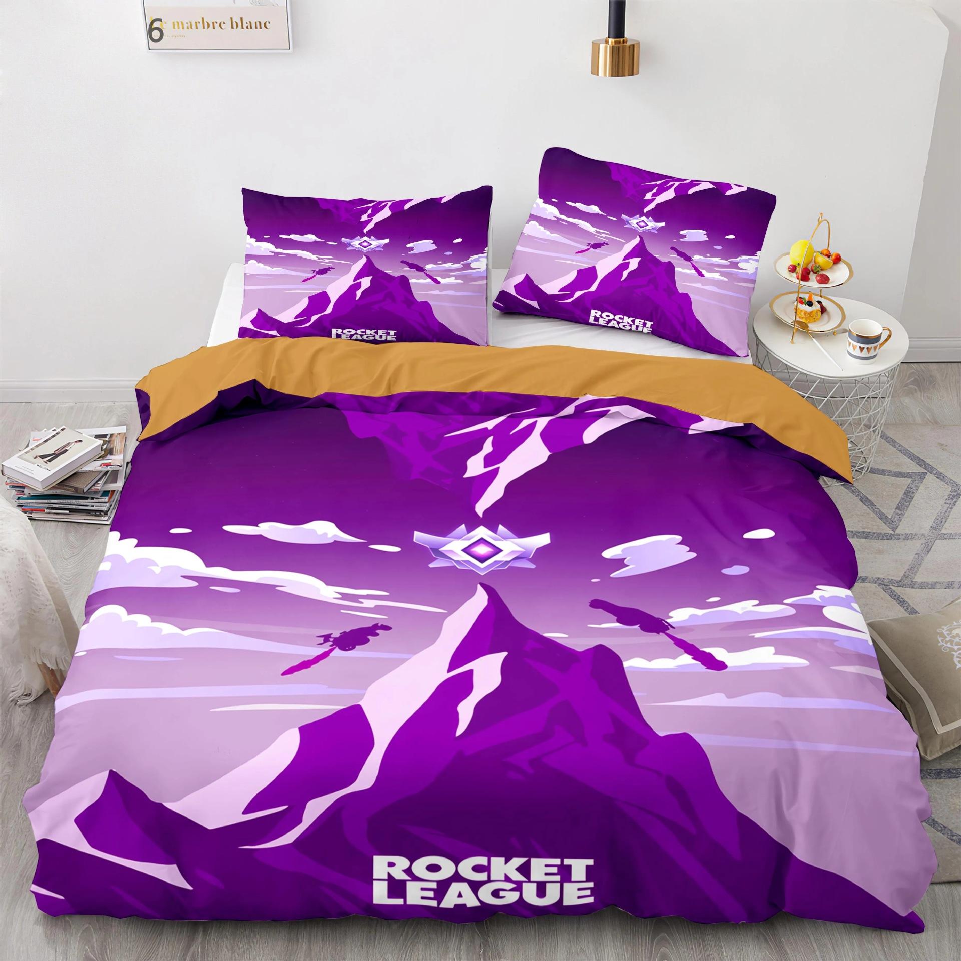 

Крутой гоночный комплект из трех частей с 3D цифровой печатью, пододеяльник, постельное белье, домашний текстиль EU single 135*200