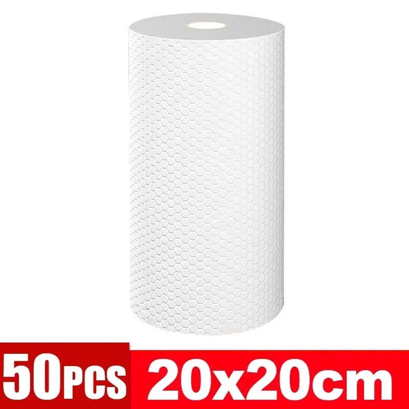 Non-Woven Disposable Cleaning Cloths Rags For Household Kitchen Dishwashing Scouring Pads Dishcloths Wipes Towels Cleaning Tools