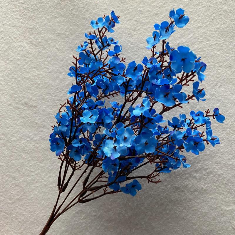 Realistic Babys Breath Silk Flower Stems For Vase Display Centerpiece