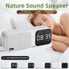FM Radio Bluetooth Speaker LED Display White Noise Device Digital Table Alarm Clock  Sleep Soothing