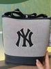 ML Ny NY Broderi Koreansk Hink Axelväska - Klassisk Crossbody Kanvas Mode