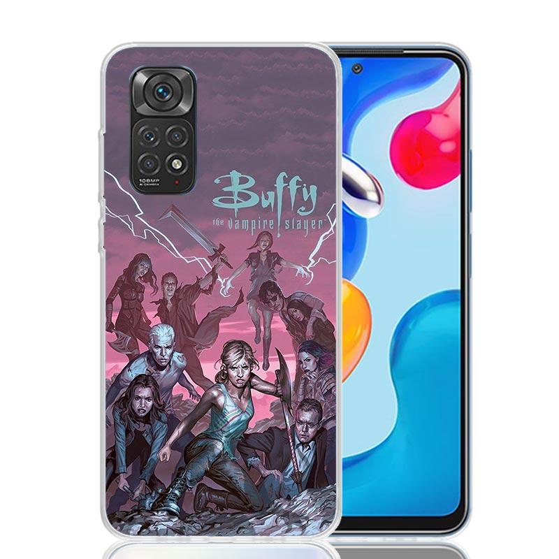 

Buffy the Vampire Slayer Phone Case For Xiaomi Redmi Note 15 14 13 12S 12 Pro Plus 11S 11E 11 11T 10S 10 Art Soft Pattern Cover Note 14 Pro Plus