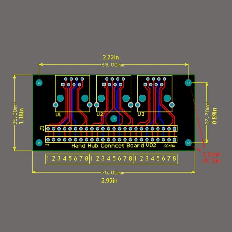 High Performances RJ45 Interfaces Conversion Board for Stable Signal Transmission in Complex Networking