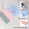 Folding Hair Curler Storage Bag Silicone Curling Iron Carrying Case  Travel Case
