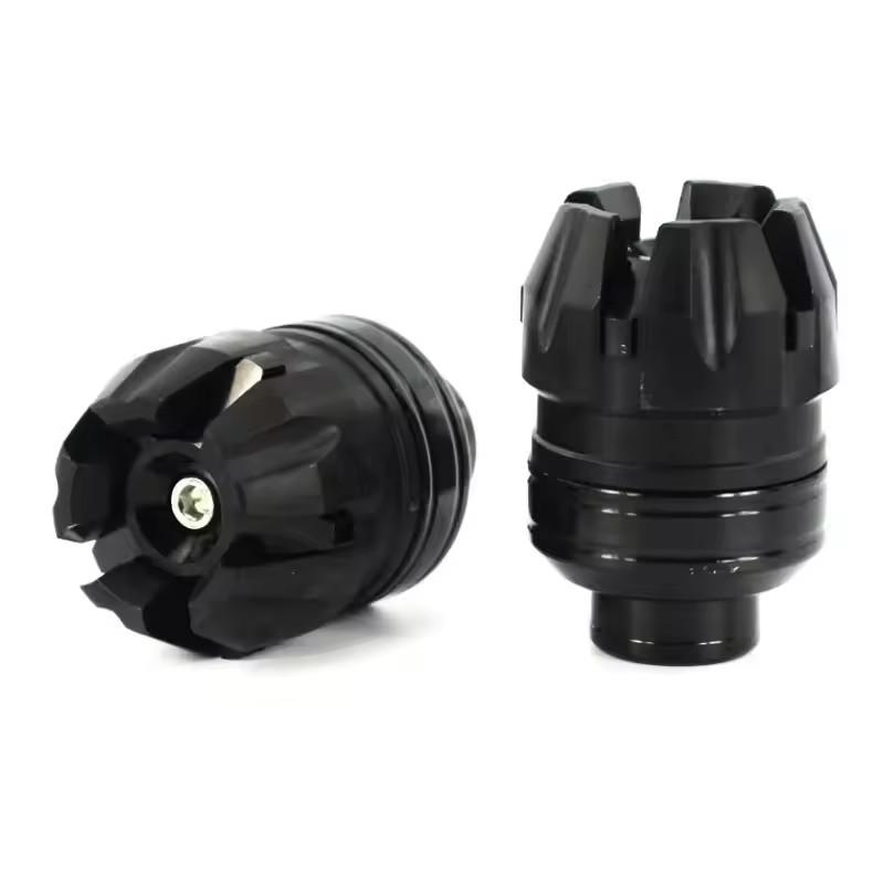2 PCS  Motorcycle Front and Rear Wheel Crash Protectors Cups Anti-fall Frame Slider Aluminum Modification Motorcycle Accessories