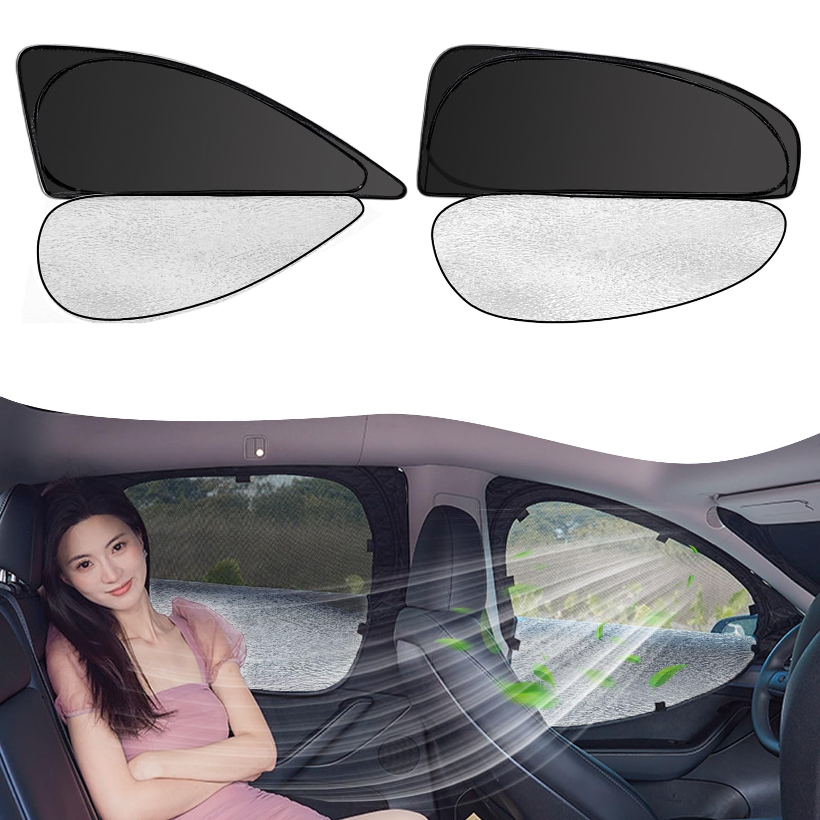 

Subaru Levorg 2nd Generation VN5/VNH Type, November 2020 and Up, 2-in-1 Car Sun Shade, One size