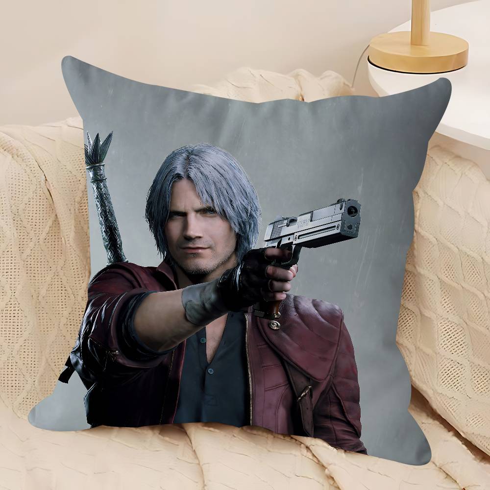 GAME THE D-DevilS May Cry Pillow Case Removable Washable Cushion Cover – All-Season Soft Linen