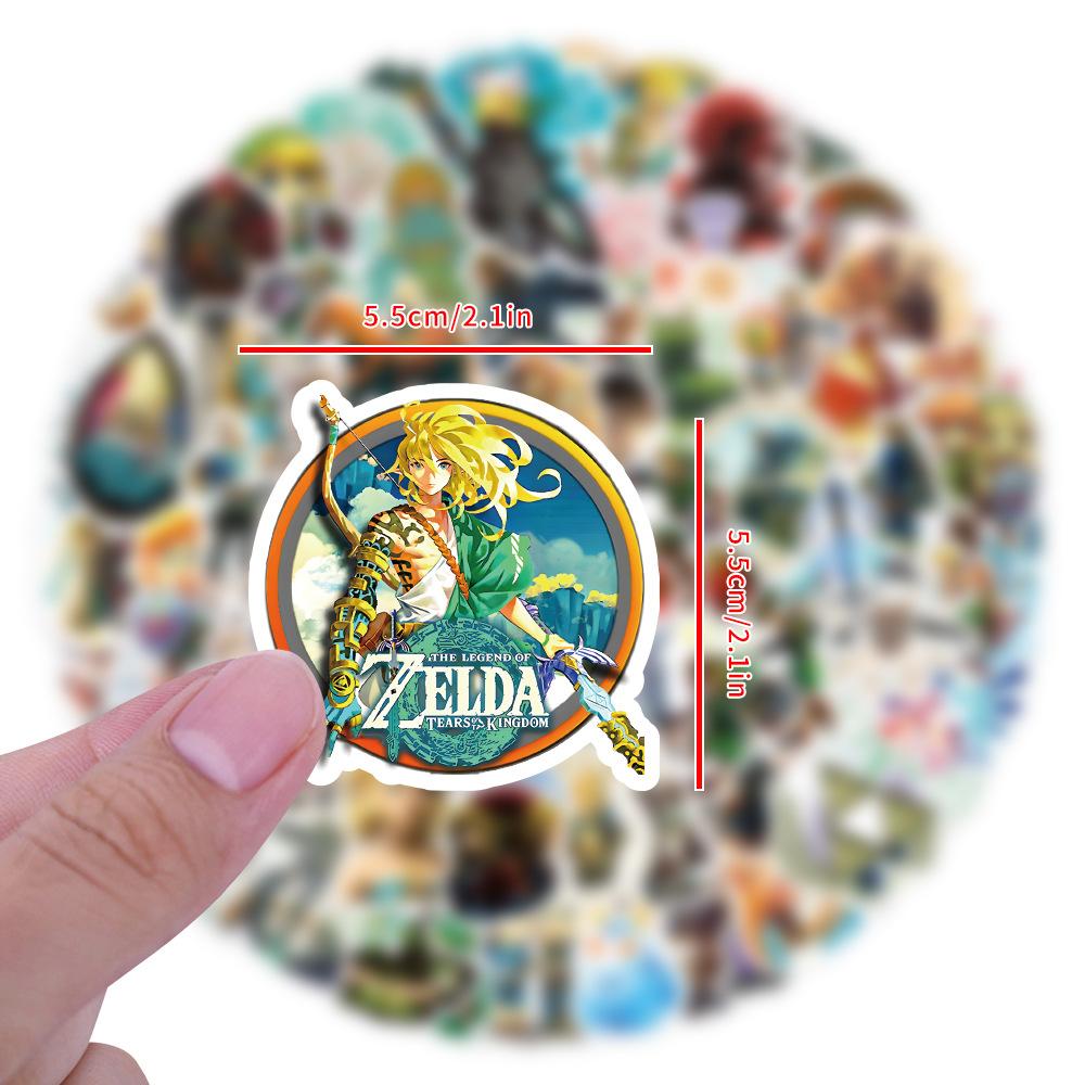 120 New Zelda Kingdom Tears Graffiti Stickers Decorate Notebook Suitcase Guitar Waterproof Stickers