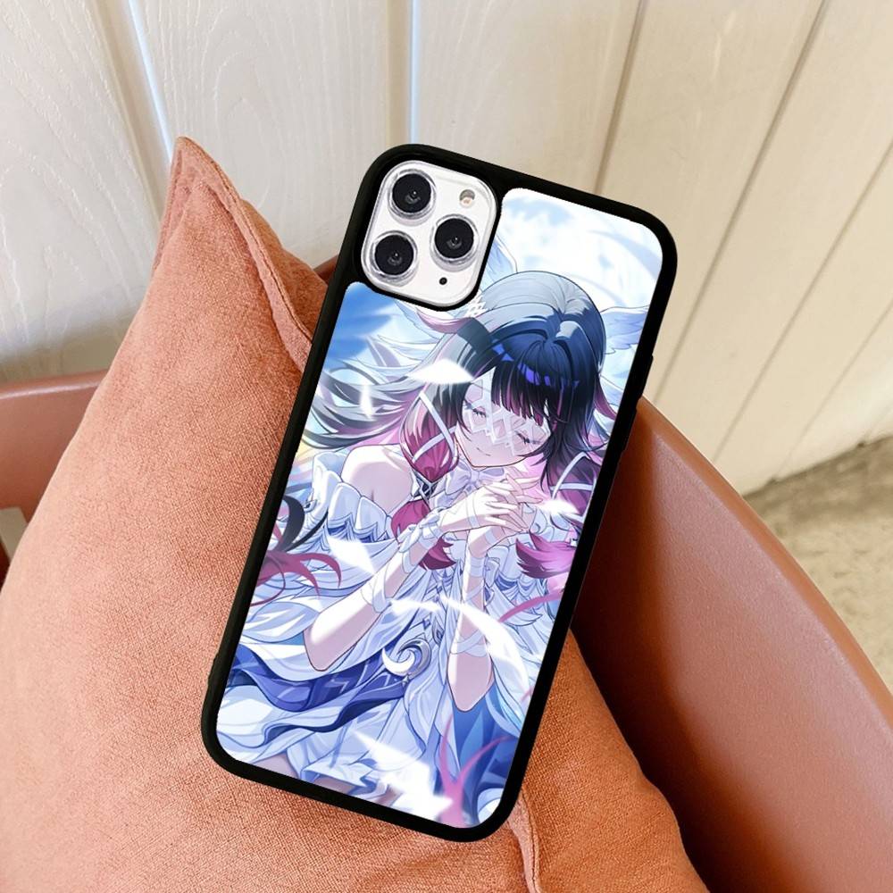 Genshin Impact Columbina For iPhone 11 12 13 14 15 16 17 Pro Max Plus TPU+PC Shockproof Back Phone Cases
