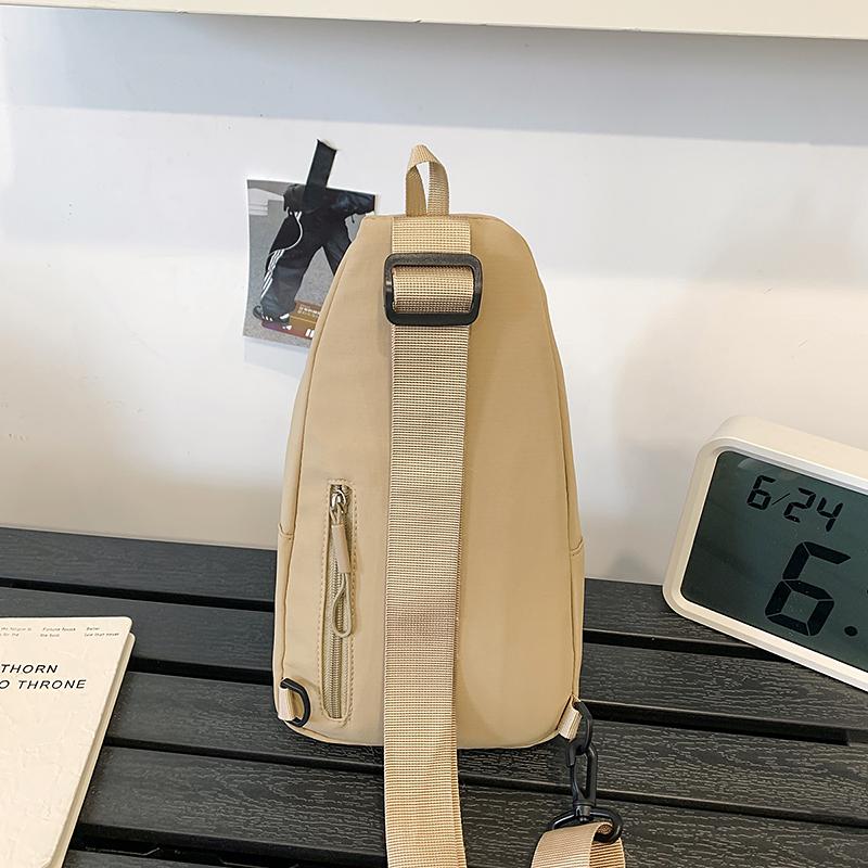 Chest Bag Lightweight Student Crossbody Bag Outdoor Riding Multifunctional Waist Bag Multi-Compartment Mobile Phone Bag